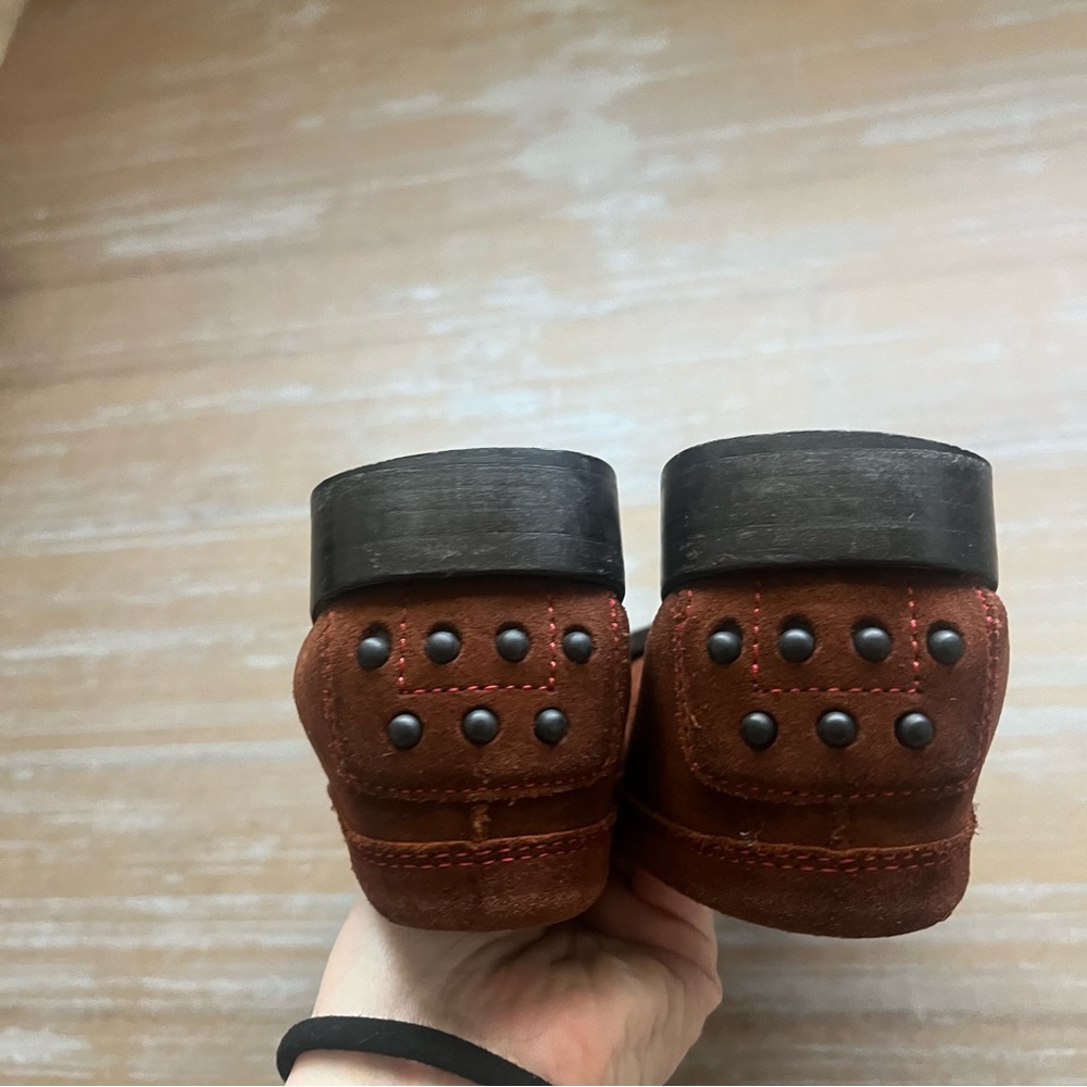 Tod's Brown Suede Penny Loafers - Picture 5 of 8
